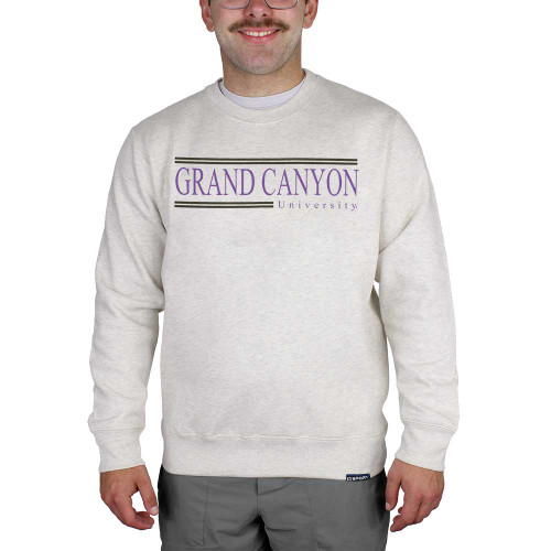 CI Sport Heathered Gray Grand Canyon University Lines Crew