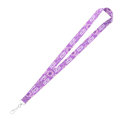 Lavender GCU Flower Lanyard