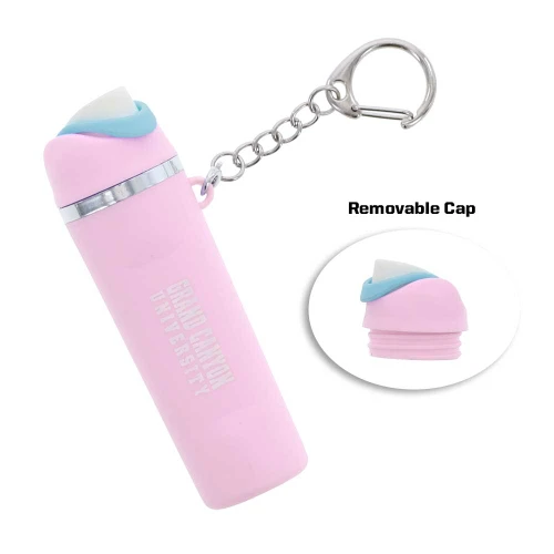Lavender Grand Canyon University Water Bottle Keychain