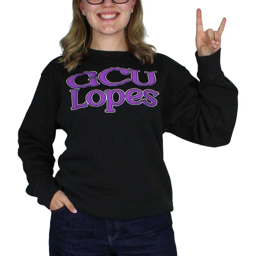 ZooZatz Women's Black GCU Lopes Sweatshirt