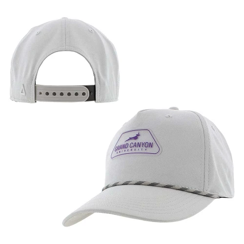 Ahead Stone Gray Grand Canyon University Rope Hat