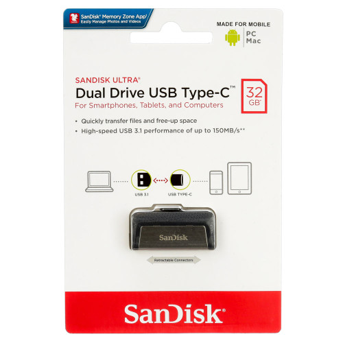 Sandisk Ultra Dual Drive USB Type-C 32 GB