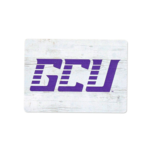 White GCU Wooden Magnet