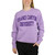 ZooZatz Women's Lavender Grand Canyon University Soft Crew
