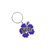 Neil Silver GCU Hibiscus Flower Keychain