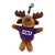 Mascot Factory Brown GCU Moose Plush Keychain