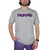 Champion Men's Heathered Gray GCU Purple & White Tee