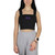Hype and Vice Women's Black GCU Cropped Tank