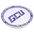 Purple & White GCU Paper Plates - 25 Pack