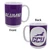 15 oz Purple and White Alumni GCU Running Lope Circle Mug