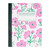 Tape Bound Decomposition Book College Ruled 80 Sheets - Floral Collection