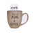 I Run On Jesus & Coffee Script Mug Decal