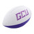 Purple and White GCU Foam Football