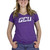 Women's Purple GCU V-Neck Tee