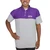 Colosseum Men's Purple and Gray GCU Polo