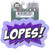 Purple Cartoon Lopes! Sticker