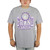 GCU Classics Men's Gray Grand Canyon University Seal Distressed Tee