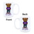 15 oz White GCU Lopes Teddy Bear Mug