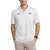 Nike Men's White and Gray Striped GCU Polo