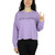 Chicka-d Women's Lavender GCU Lopes Rhinestone Long Sleeve Tee