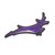 Purple Running Lope 3D Illusion Sticker