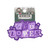 Purple GCU Lopes Squares and Stars Sticker