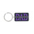 Black Grand Canyon University Dad Keychain