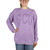 Chicka-d Women's Lavender GCU Open Letter Crew