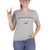 Champion Women's Heathered Gray GCU Lopes Script V-Neck Tee