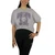 Blue 84 Women's Heathered Gray Grand Canyon University Cropped Sweatshirt