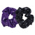 ZooZatz Purple & Black GCU Running Lope Scrunchies - 2 Pack