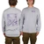 Men's Heathered Gray GCU Beach Poloroid Long Sleeve Tee