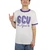 MV Sport Men's White and Purple GCU Lopes Ringer Tee