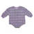 ZooZatz Infant Purple and BlackStriped GCU Onsie