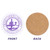 White GCU Seal Coaster