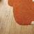 Burnt Orange & Ivory Abstract Wavy Hand Tufted 8x10 Rug for Living Room, Modern 5x7 5x8 6x8 6x9 9x12 Area Rugs for Bedroom, Orange Area Rugs