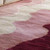 Irregular Blush Pink Deep Wine White Abstract Hand Tufted Wool Rugs for Living Room, Modern 6x9 8x10 9x12 Area Rugs for Bedroom, Custom Rugs