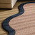 Irregular Dusty Rose Pink Hand Tufted Amoeba Shape Abstract Wool 8x10 Area Rugs for Living Room, Modern Deep Navy Blue Contemporary 6x9 Rugs