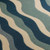 Colorful Blue Abstract Hand Tufted Wave Pattern with Organic White Lines Irregular Rugs for Living Room, Custom Size 6x9 8x10 9x12 Area Rugs
