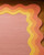 Blush Pink Irregular Hand Tufted Abstract Wavy Peach Shades Bedroom Area Rugs, Modern Unique Organic Shape Custom Area 9x12 Living Room Rug