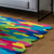Modern Colorful Scalloped Hand Tufted Irregular Abstract Wool 8x10 Area Rugs for Living Room, Handmade Multicolor Nursery 6x9 Rug, Rugs 8x10