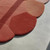 Hand-Tufted Wool Area Rug, Pink Beige Organic Pebble Design