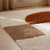 Hand-Tufted Wool Area Rug, Geometric Abstract Design, Earthy Tones