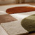 Hand-Tufted Wool Area Rug, Geometric Abstract Design, Earthy Tones