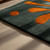 Deep Emerald Green and Orange Hand Tufted Wool 8x10 Area Rugs for Living Room, Modern Abstract 5x7 Rugs for Bedroom, Handmade 6x9 7x10 Rugs