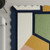 Modern Multicolor Geometric Hand Tufted Wool 9x12 Area Rug for Living Room, Mustard Navy Pink Abstract Scalloped Edge 6x9 Rugs for Kids Room