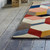 Modern Multicolor 3D Geometric Hand Tufted Living Room Carpet, Abstract Colorful Area Rugs for Bedroom, Handmade Custom Size Block 6x9 Rugs