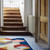 Modern Multicolor 3D Geometric Hand Tufted Living Room Carpet, Abstract Colorful Area Rugs for Bedroom, Handmade Custom Size Block 6x9 Rugs