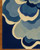 Modern Blue White Floral Hand Tufted Wool Area Rugs for Living Room, Handmade Soft Contemporary Custom Flower Rugs, 6x9 8x10 9x12 Area Rugs