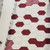 Deep Wine Ivory Hexagon Hand Tufted Wool 8x10 Area Rugs for Living Room
